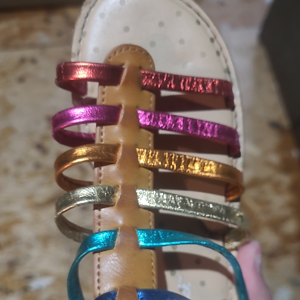 one 5 one Multicolor Metallic Belt